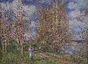 Alfred Sisley Small Meadows in Spring oil painting on canvas